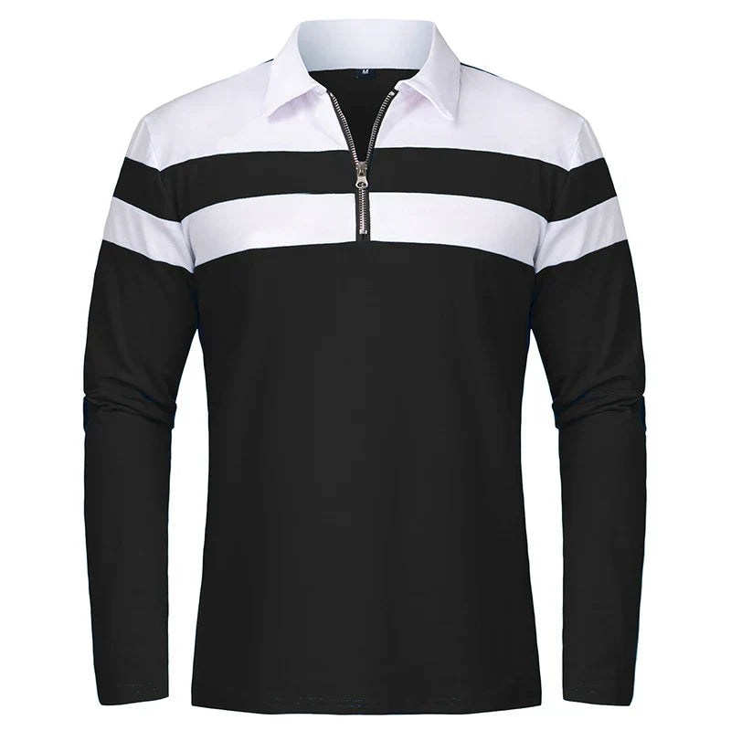 Jongman™ | Polo a Righe con Zip