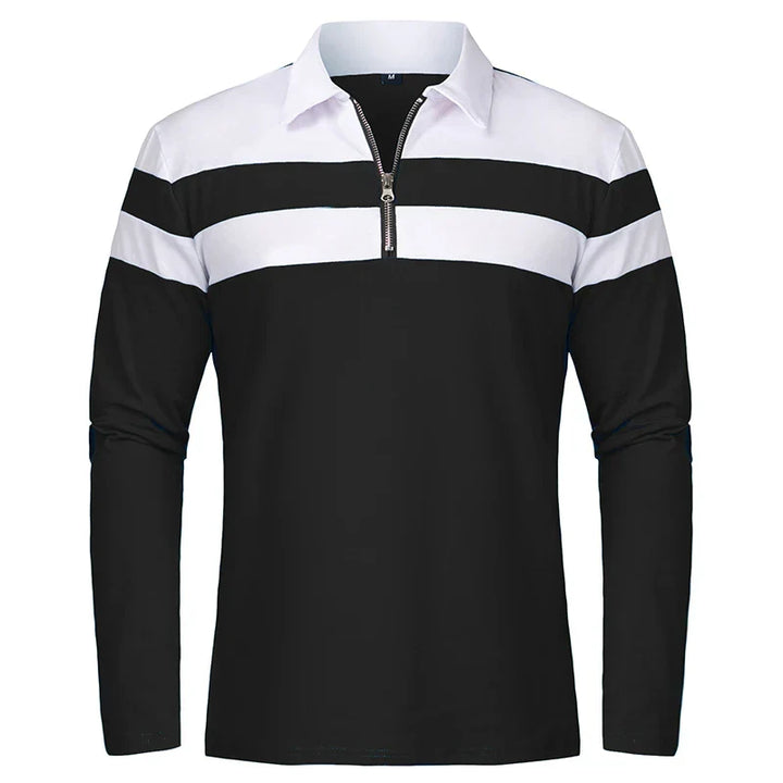 Jongman™ | Polo a Righe con Zip