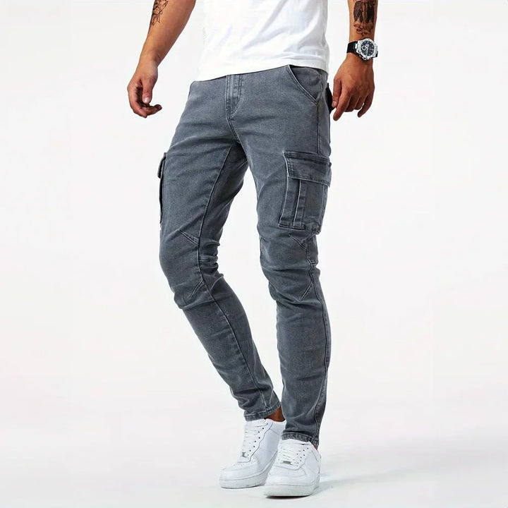 Herman | Jeans cargo elasticizzati