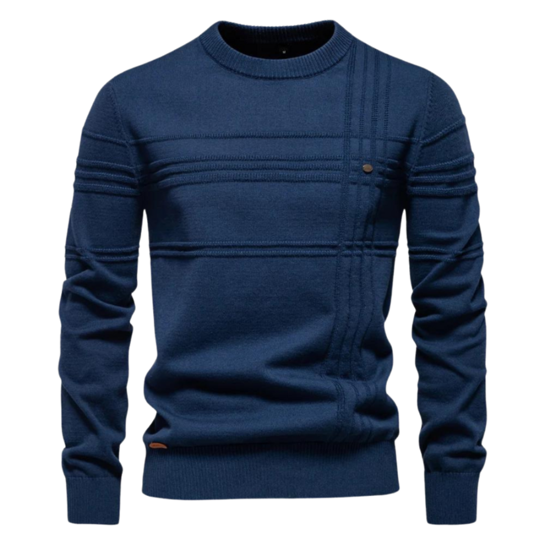 Jongman™ | Maglione da Uomo in Cotone con Design a Righe
