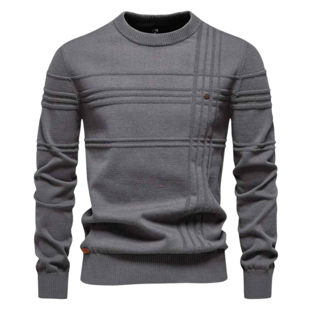 Jongman™ | Maglione da Uomo in Cotone con Design a Righe