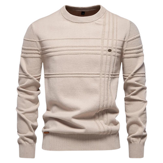 Jongman™ | Maglione da Uomo in Cotone con Design a Righe