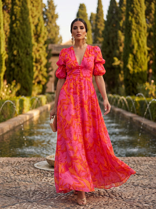 Olvera | Abito fluido elegante - Milla Rose