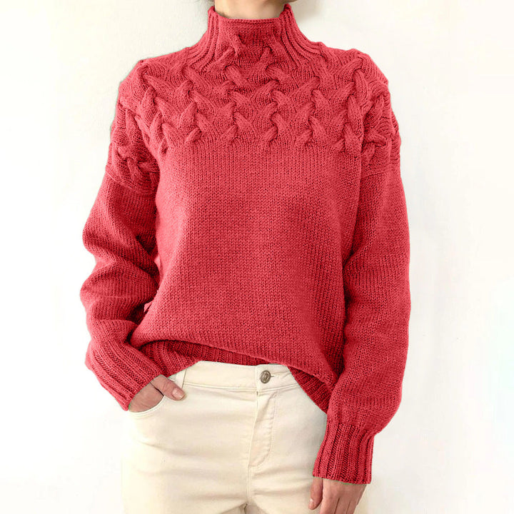 Elvira | Caldo dolcevita lavorato a maglia