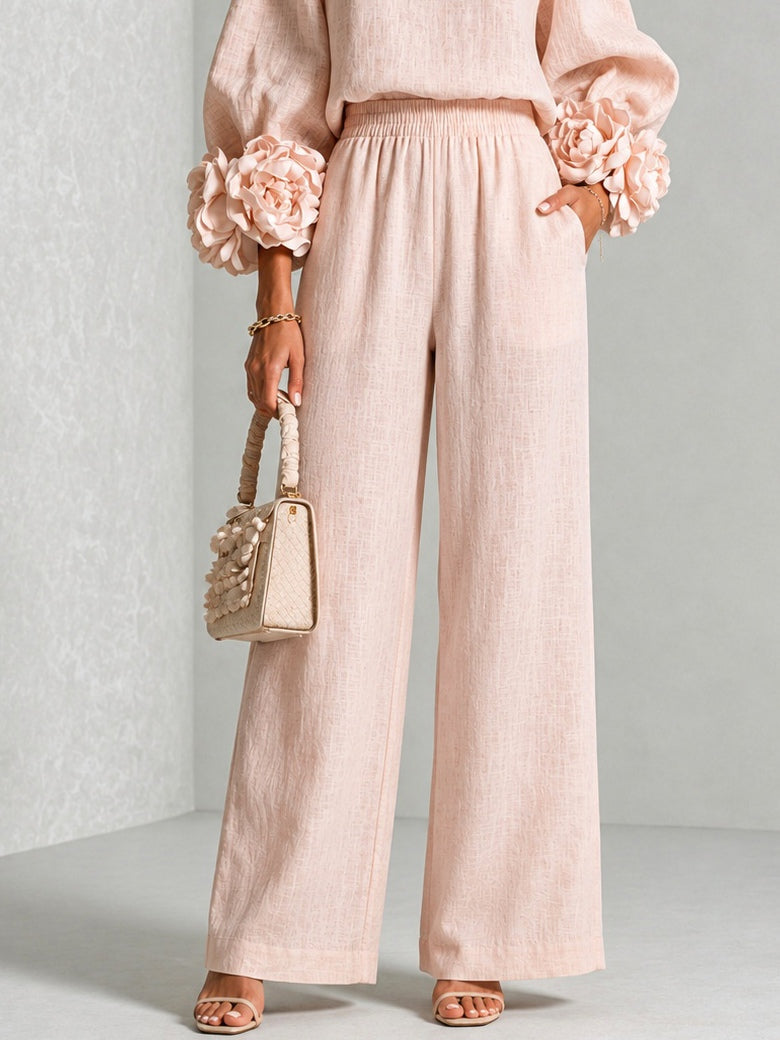 Rosalie | Set Due Pezzi con Maniche Floreali