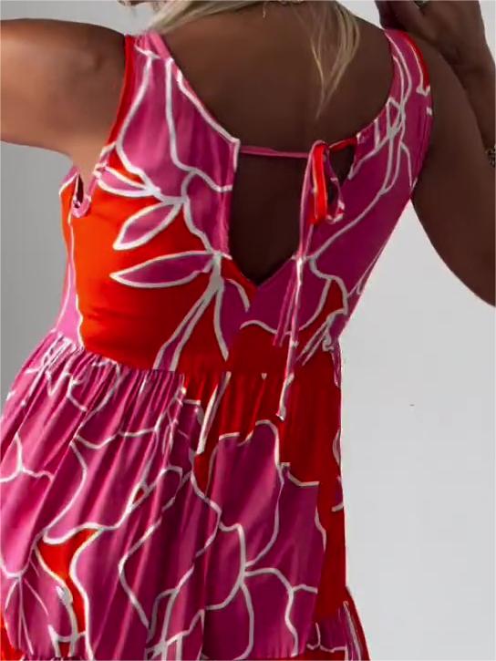 Teresa | Abito elegante con stampa floreale