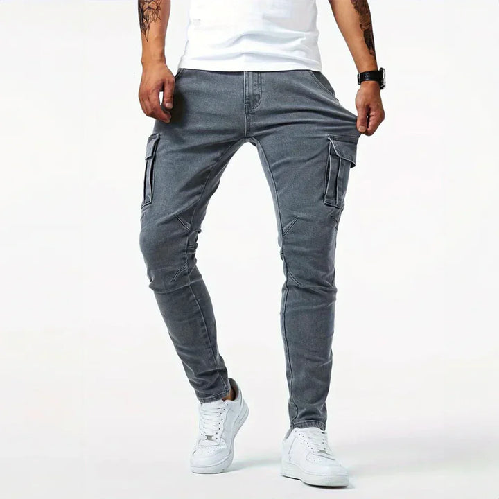 Herman | Jeans cargo elasticizzati