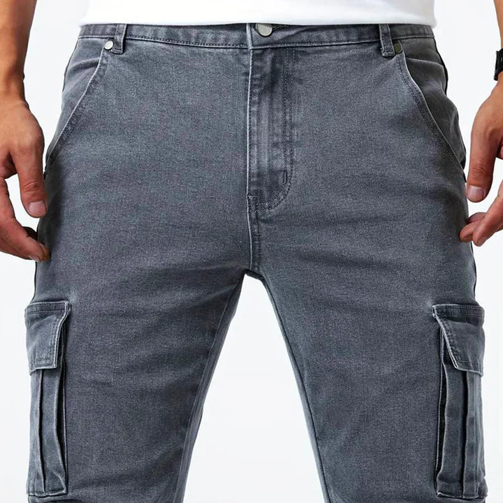 Herman | Jeans cargo elasticizzati