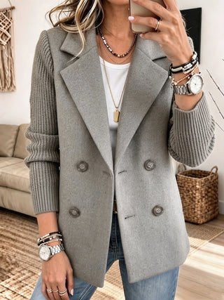 Sanna | Elegante giacca con maniche in maglia