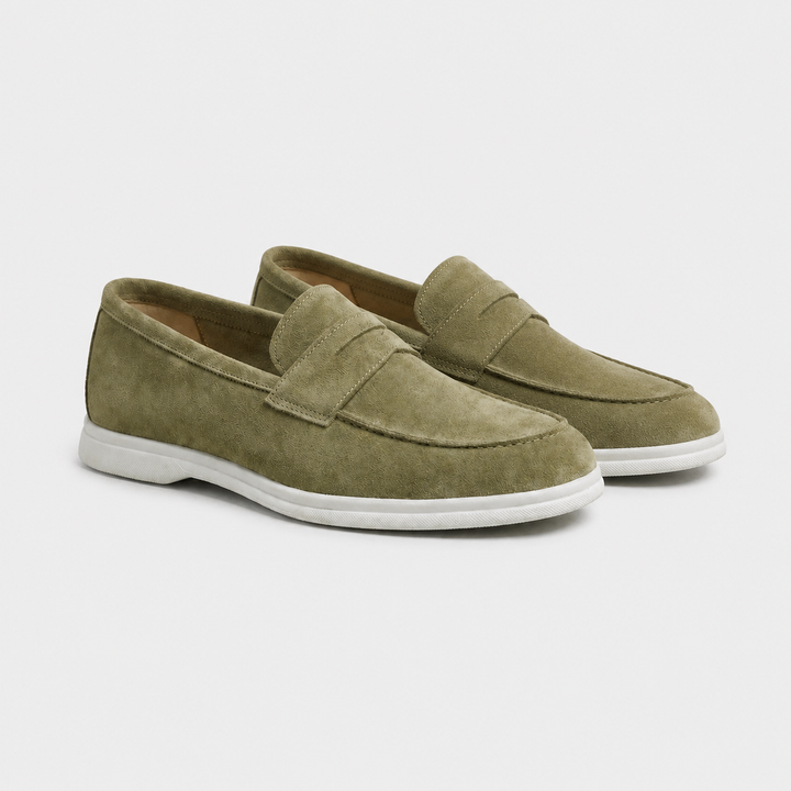 Penny Loafers in Suede Mayfair