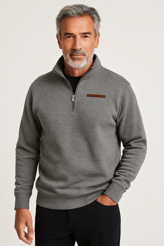 Adrian | Maglione casual in pile per uomini