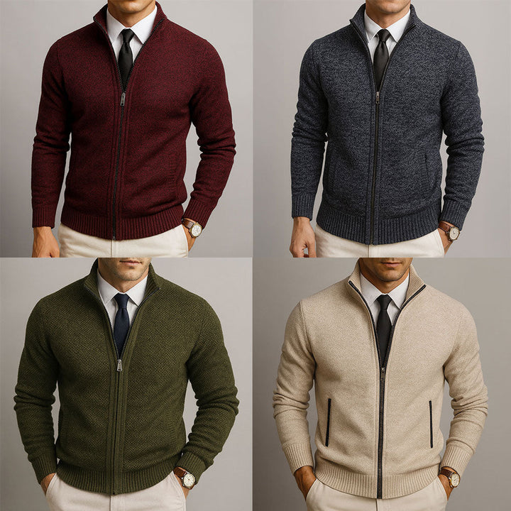 Vincent | Cardigan zip elegante