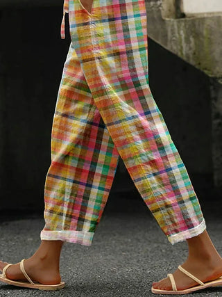 Zenaria | Pantaloni a righe confortevoli - immagine 2
