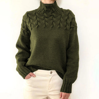 Elvira | Caldo dolcevita lavorato a maglia
