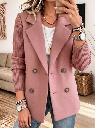 Sanna | Elegante giacca con maniche in maglia