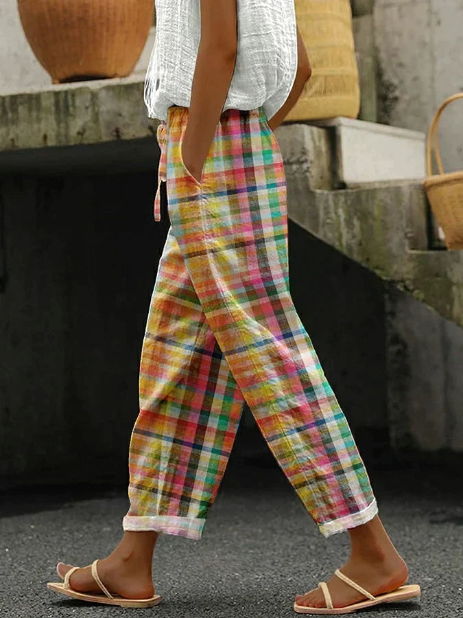Zenaria | Pantaloni a righe confortevoli - Milla Rose