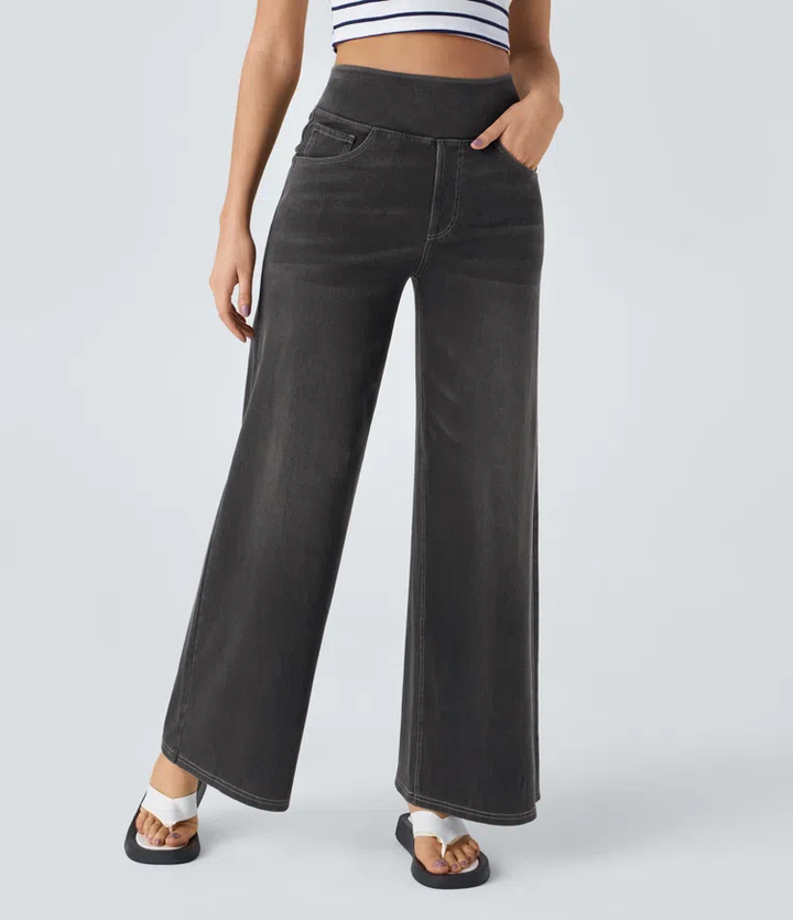 Solène | Jeans a gamba larga con vestibilità rilassata - immagine 13