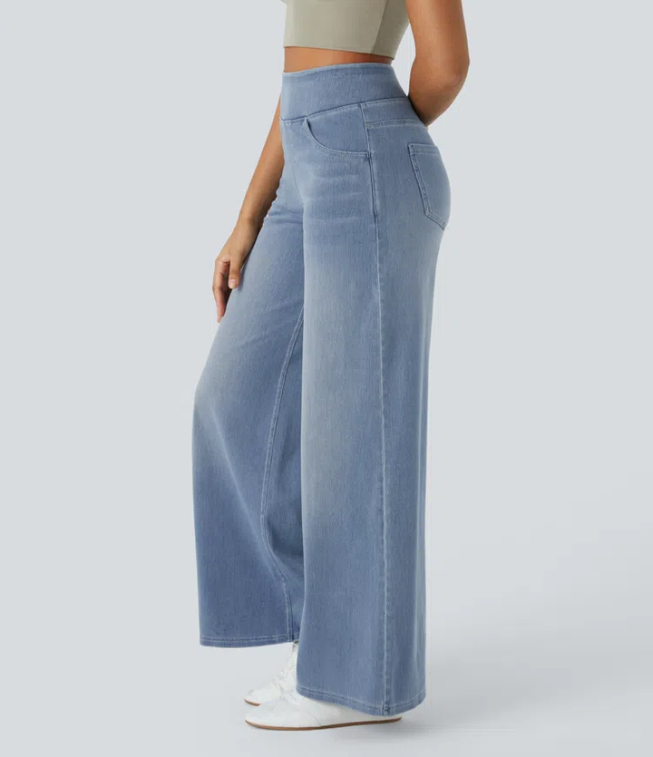 Solène | Jeans a gamba larga con vestibilità rilassata - immagine 6