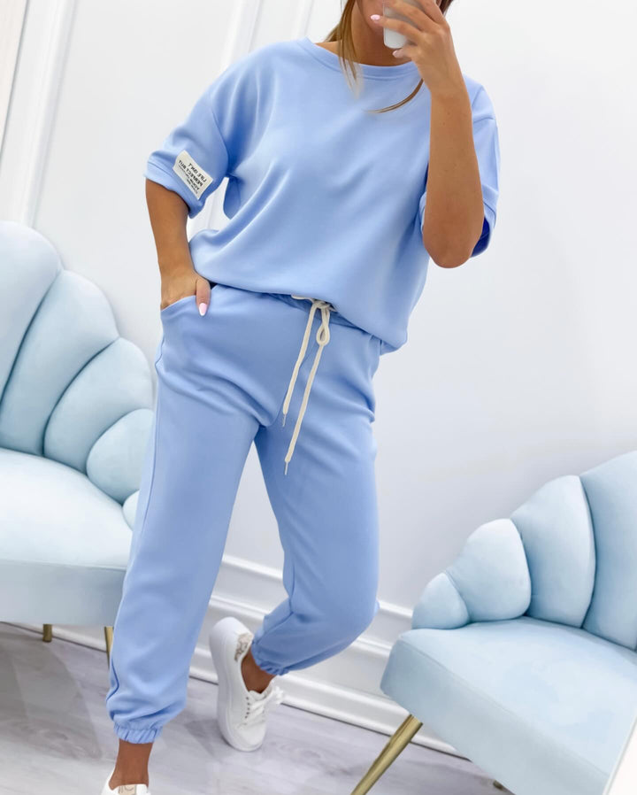 Mila | Completo casual da donna con top semplice e pantaloni