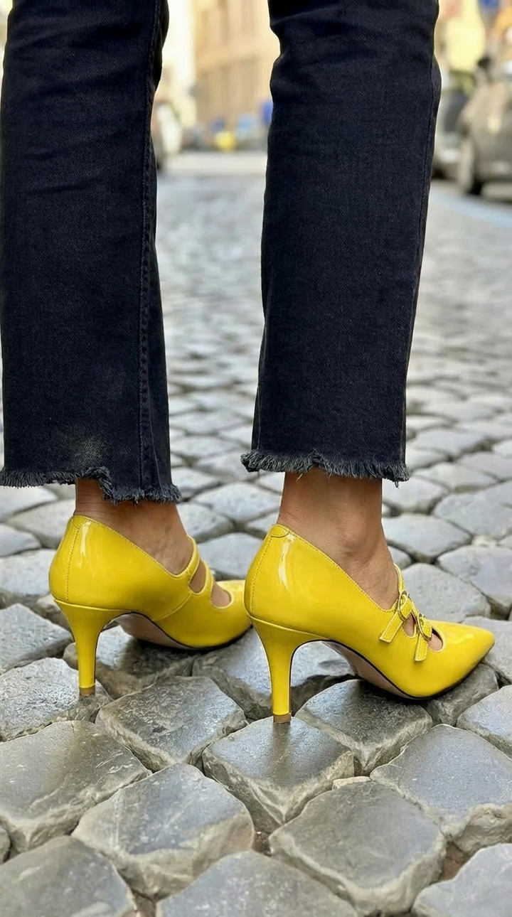 Natalia | Décolleté a doppio cinturino