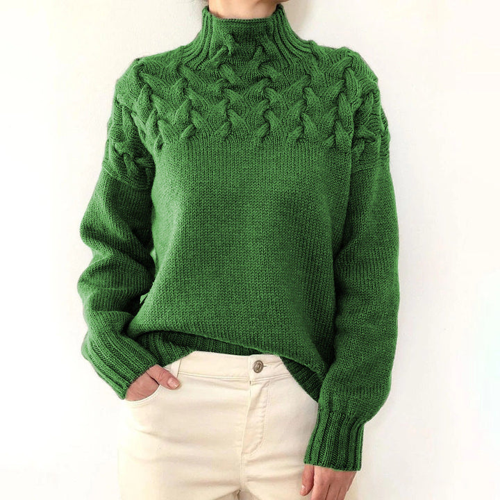Elvira | Caldo dolcevita lavorato a maglia