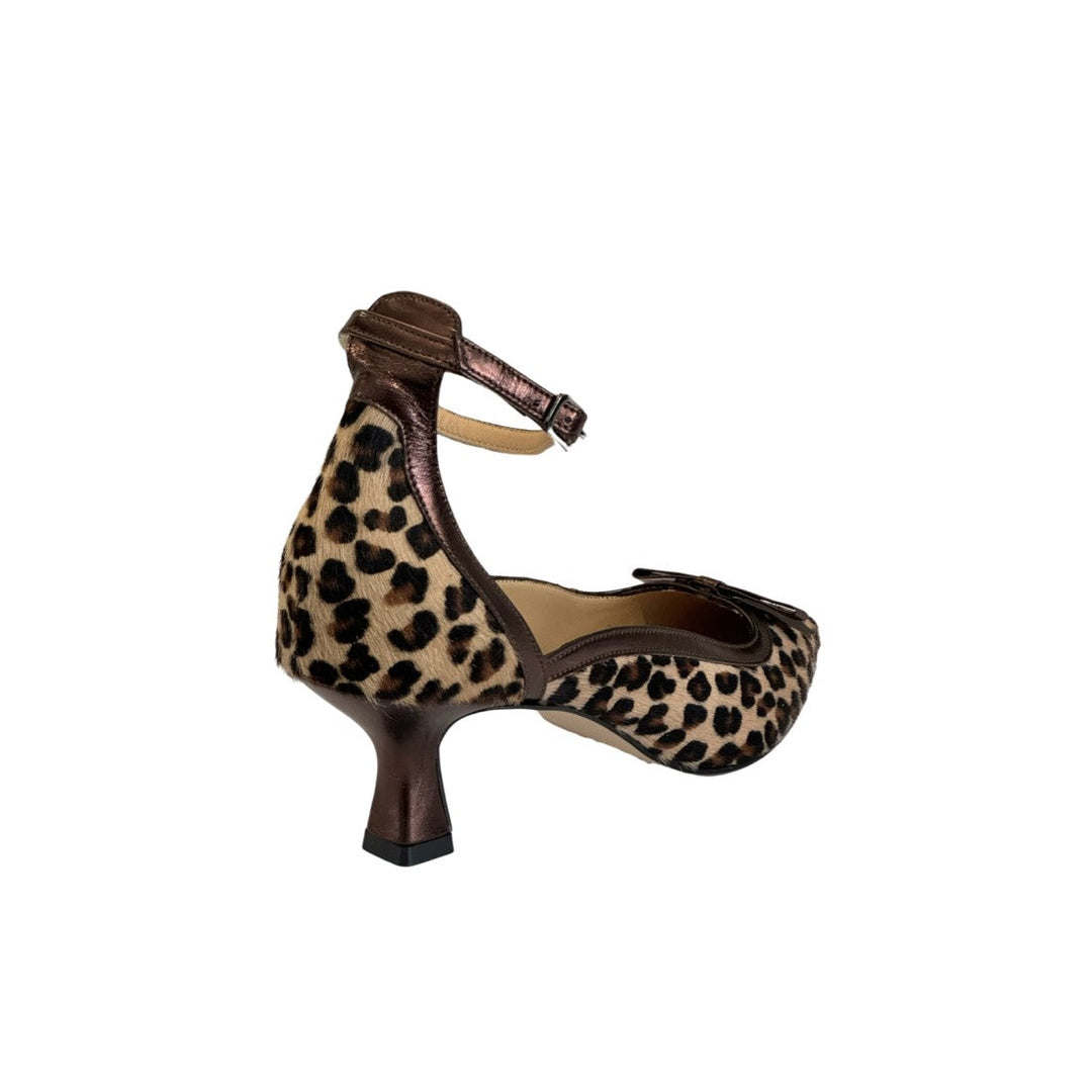 Dorotea | Décolleté stampa leopardata