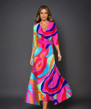 Aria | Vestito chic con stampa floreale