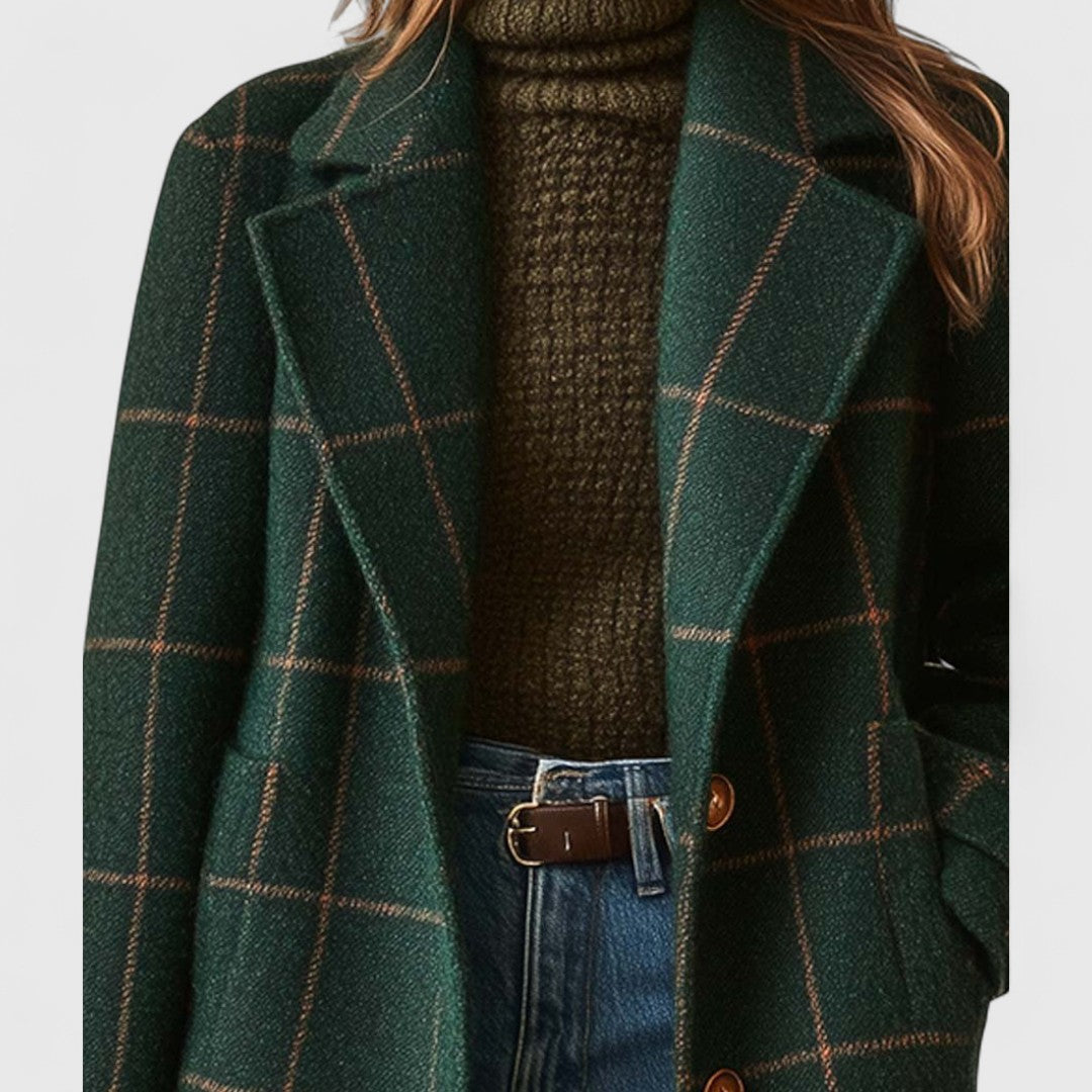 Sally | Cappotto a quadri classico