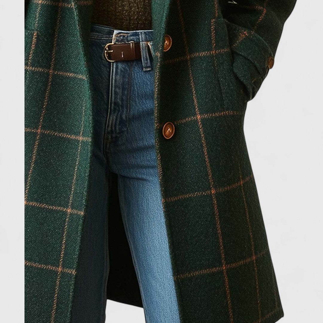 Sally | Cappotto a quadri classico