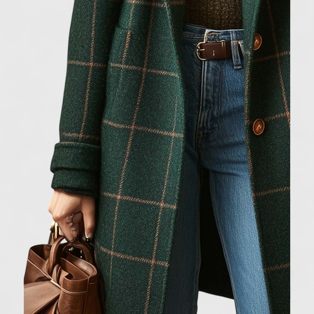 Sally | Cappotto a quadri classico