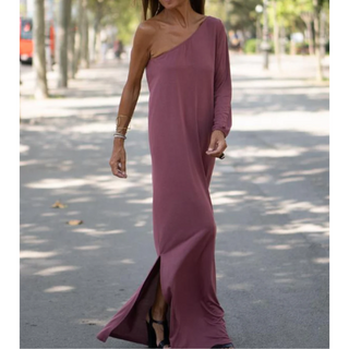 Stella | Abito monospalla elegante e leggero