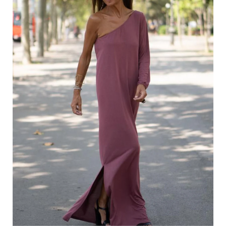 Stella | Abito monospalla elegante e leggero