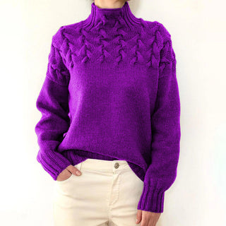 Elvira | Caldo dolcevita lavorato a maglia