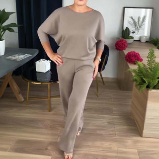 Ella | Elegante set di 3 pezzi composto da cardigan lungo, top e pantaloni