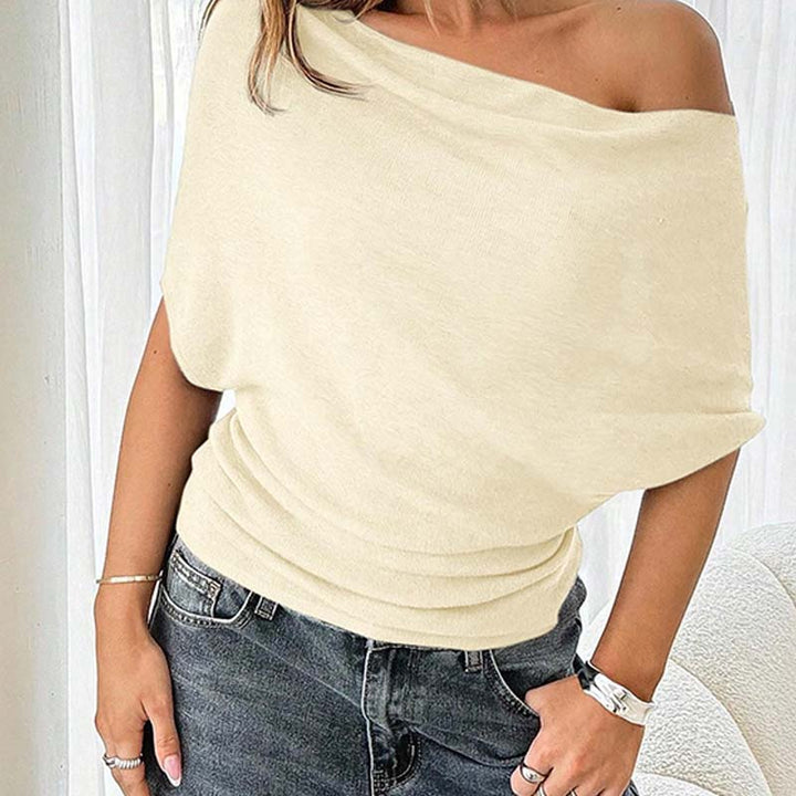 Joelle | Top asimmetrico da donna con spalle scoperte
