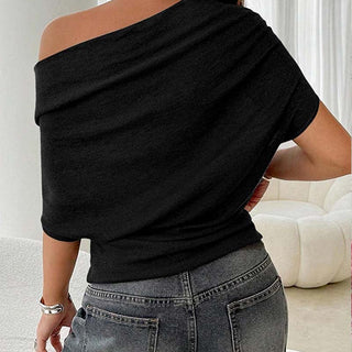Joelle | Top asimmetrico da donna con spalle scoperte