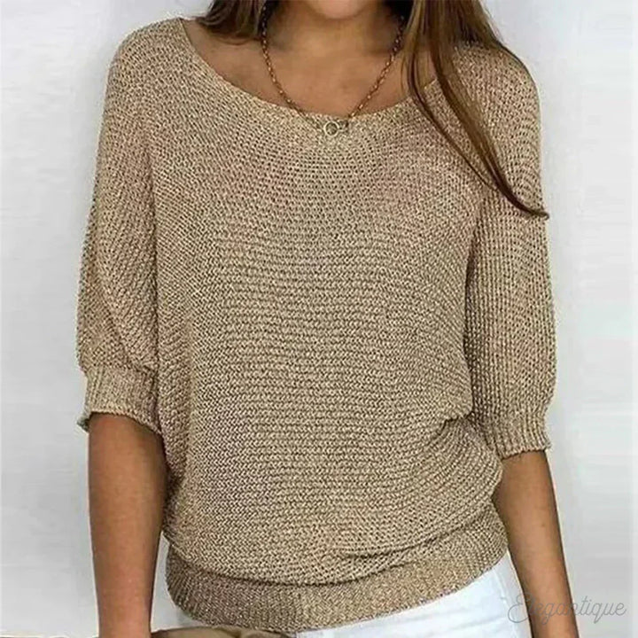 Arianna | Top in maglia rilassato