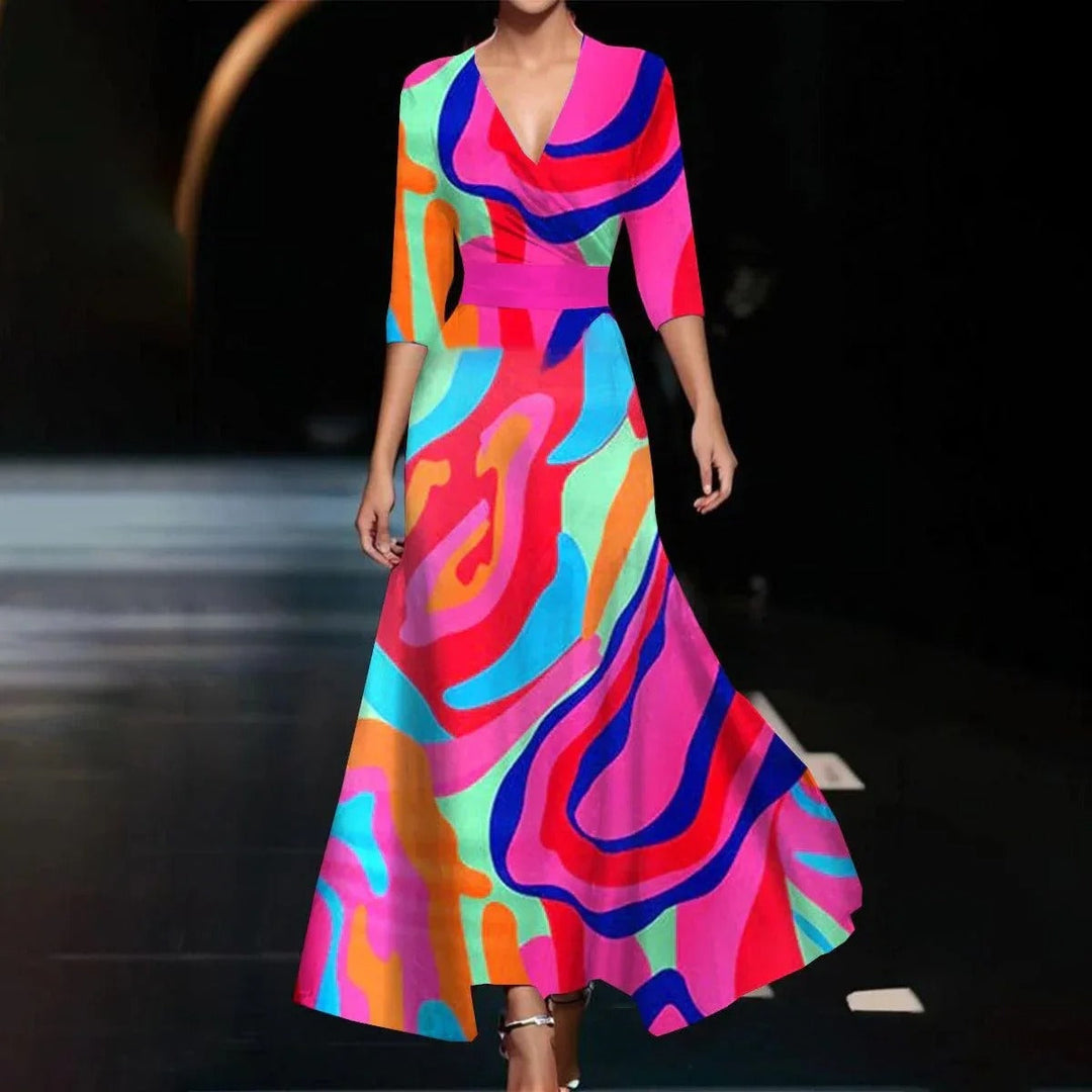 Aria | Vestito chic con stampa floreale