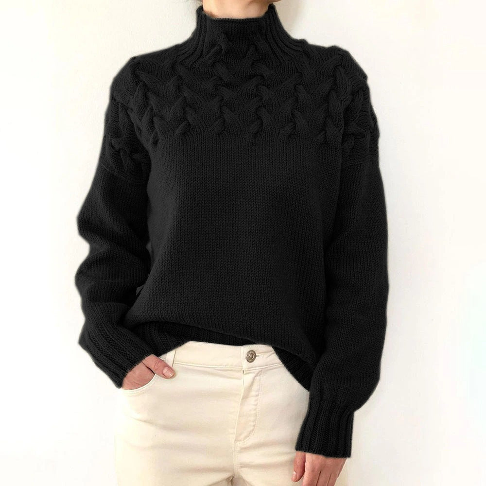 Elvira | Caldo dolcevita lavorato a maglia